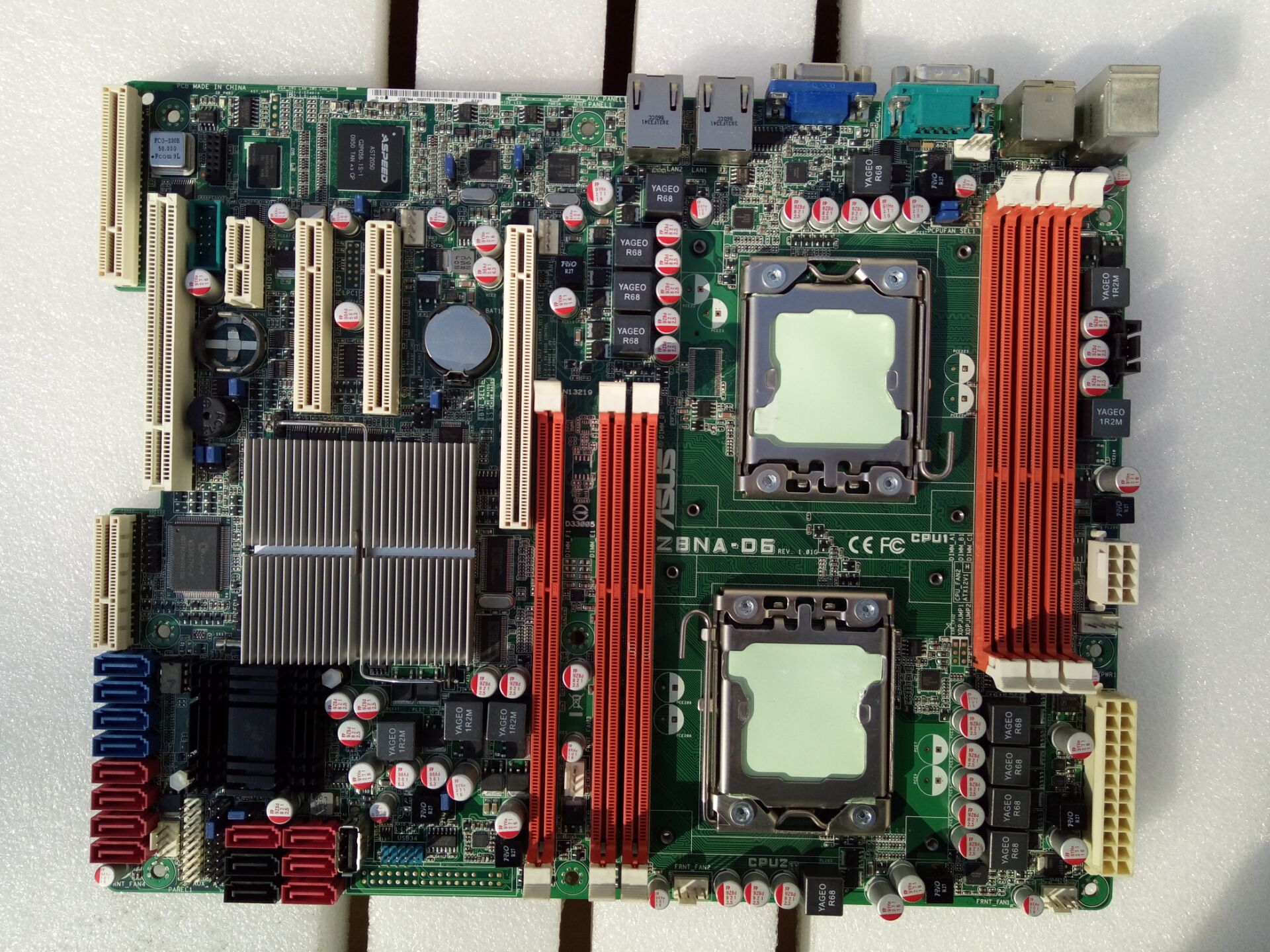 ASUS Z8NA D6/NETZONE Chipset Intel 5500 LGA1366 VGA And COM Motherboard